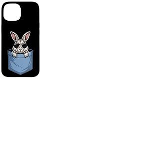 Adorable Lapin de Poche pour Amoureux de Lapin Maman Coque pour iPhone 15