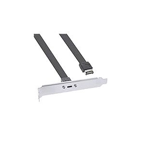 InLine&reg; Fa&ccedil;ade Frontale USB Type C vers USB 3.1 Key-A Interne 0,3 m