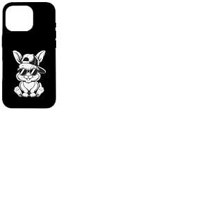 Cool Bunny Fun Hip Hop Swag Coque pour iPhone 16 Pro