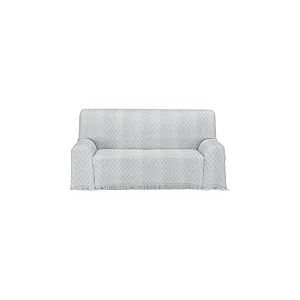 ECOMMERC3 Couvre-lit Multifonction, Toucher Extra Doux, 300 x 260 cm, pour canap&eacute; ou lit Gris