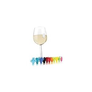 Vacu Vin 1886060 Figurines "Party People" Pour marquer les verres de vos invités