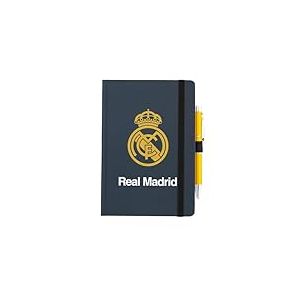 Grupo Erik - Carnet de Notes Real Madrid | Carnet Pointillé Format A5 avec Stylo | Notebook Pointillé, Notebook, Journal Intime, Fournitures Scolaires