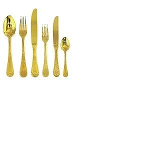 MEPRA Spa 1097CB22036 M&eacute;nag&egrave;re de 36 Pi&egrave;ces Casablanca Oro