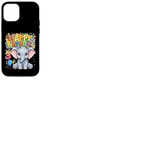 C'est Mon Anniversaire Elephant Kids 3 Ans Fille Coque pour iPhone 12/12 Pro