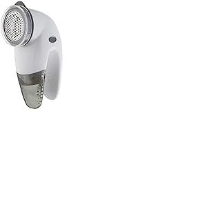 Woolite Rasoir en Tissu Portable Triple Protection pour protéger Vos vêtements, enlever Rapidement et efficacement Les Peluches, Les Peluches, Les Pulls et Les Peluches, Blanc