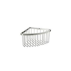 TATAY Etagere Salle de Bain d’Angle Aluminium | avec Vis Incluses | Compatible Système sans Perçage (Quick Fix) | Anti-humidité | Moderne | Évacuation Rapide | 20 x 11,5 x 20 cm – Modèle Aluminium