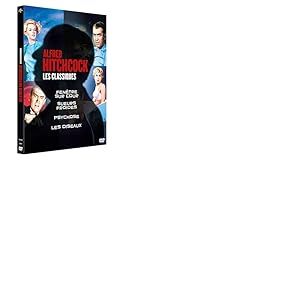 Alfred Hitchcock, les classiques : Fen&ecirc;tre sur cour + Sueurs froides + Psychose + Les Oiseaux