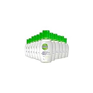 Dettol - Lot de 12 Gels Hydroalcooliques Mains - à l'Aloe Vera - 50ml