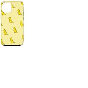 Dinosaure dr&ocirc;le b&eacute;b&eacute; dinosaure TRex en jaune pour femmes et filles Coque pour iPhone 12/12 Pro