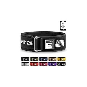 Ceinture d'haltérophilie autobloquante, qualité supérieure, pour le fitness fonctionnel, l'haltérophilie, pour homme et femme, patch personnalisé noir, taille XS