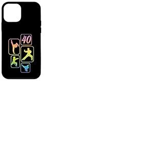 Karat&eacute; Taekwondo 40&egrave;me Anniversaire Femme 40 Ans Coque pour iPhone 12 Mini