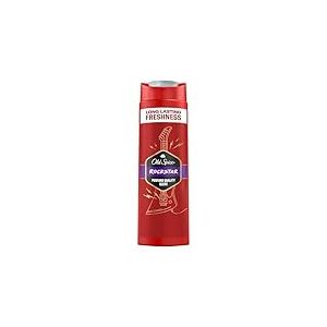 Old Spice Rockstar Gel douche et shampooing 3 en 1 pour homme, 400 ml, parfum frais et durable de qualité parfumée, pour cheveux et visage