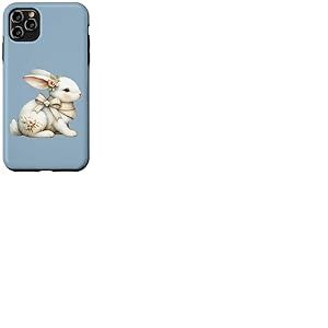 Illustration de Lapin Cottage Floral Coque pour iPhone 11 Pro Max
