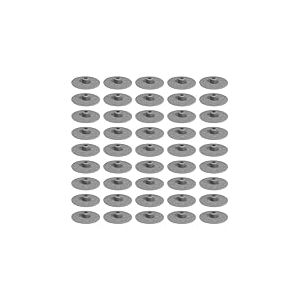 cyclingcolors 50x Cache vis capuchon Plastique t&ecirc;te Plate CHC et FHC 15mm 6 pans Creux Allen SW4 Hexagonal protection bouchon recouvrement meuble, gris RAL 7037