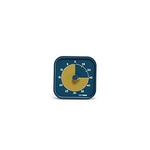 TIME TIMER Mod - Home Edition - Minuteur visuel Individuel de 60 Minutes pour Le TDAH, Les Adultes, Les étudiants et Pomodoro avec Fonctionnement Silencieux (Metallic Midnight)