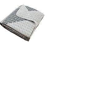 Catherine Lansfield Larsson Geo Couvre-lit 240 x 220 cm Gris