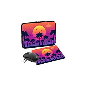 PEDEA Design Étui de Protection Housse pour Ordinateur Portable jusqu'à 15,6'' California Beach