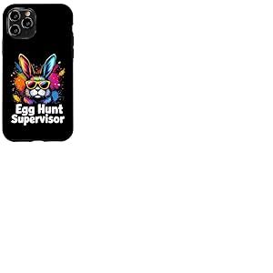 Chasse aux œufs Superviseur Lapin de Pâques Coque pour iPhone 11 Pro