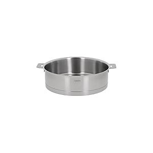 Cristel - S22QL - Sauteuse INOX 22 cm - sans poign&eacute;e Amovible - Collection Strate Acier Inoxydable