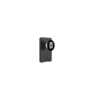 Design amusant conducteur de bus scolaire jaune PopSockets PopWallet pour MagSafe