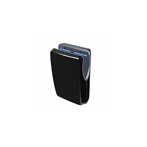 Jofel - Sèche-mains optique haute performance (540 Km/h) 1500W, sèche-mains automatique, rapide, type rideau, collecteur de poussière, modèle Jet Smart ABS Boîtier antibactérien, AA24650 Noir