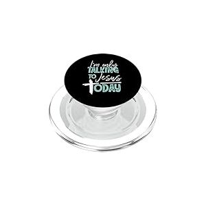 Je ne parle que à Jésus aujourd'hui Christian PopSockets PopGrip pour MagSafe