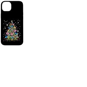 Papillon Sapin de No&euml;l Lumi&egrave;res Fille Pyjama Papillon Coque pour iPhone 14 Plus