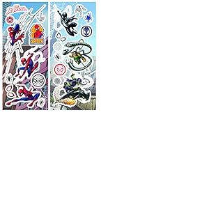 Komar 14805 Deco de Sticker Spider-Man, Taille 14 x 33 cm