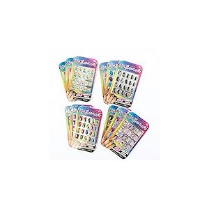 Nice Group- Influencer Press-on Nails Make Up, 92051, Multicolore, Taglia Unica