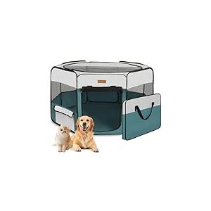 Akinerri Parc de Jeu Portable Pliable pour Chien/Chat/Chiot, Niche d'exercice pour Chiens, Chats, int&eacute;rieur/ext&eacute;rieur, Housse Amovible en Maille