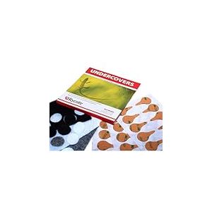 Rycote 065104 Undercovers Fixations Micro pastilles Autocollantes et en tissu noir (pack de 100+100)