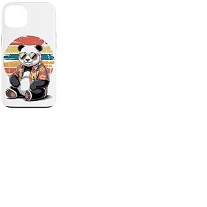 Panda Lunettes Hawaï Plage Été Vacances Pandas Coque pour iPhone 13