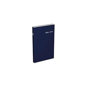 Agenda LECAS Civil Carré Travers Année 2026 2 jours/page Format 14x22 cm Couverture Rigide Noire