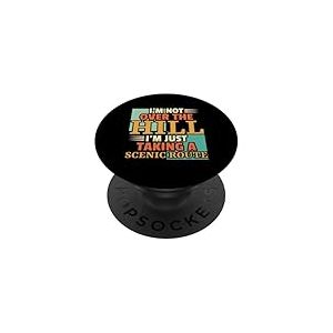 Over the Hill Humour Route Scenic Family Birthday Group PopSockets PopGrip Adhésif