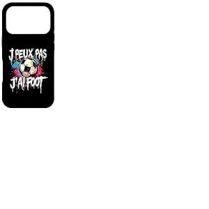 J&acute;Peux Pas J&acute;AI Foot Football Humour Jeux Femmes Hommes Geek Coque pour iPhone 17 Pro