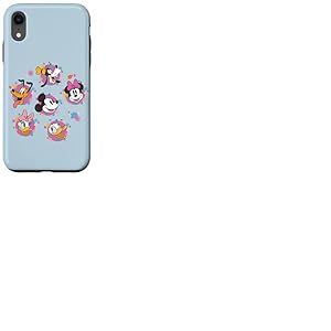 Disney Mickey & Friends Spring Easter Friendly Flower Faces Coque pour iPhone XR