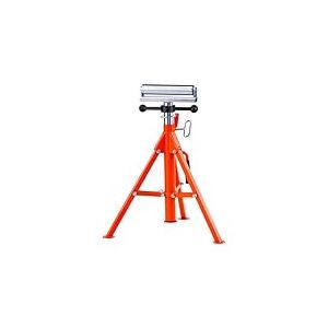 VEVOR Servante &agrave; Rouleaux Capacit&eacute; de Charge 1134 kg Support &agrave; Rouleau Pliable Hauteur R&eacute;glable 700-1320 mm en Acier 45# avec Base Stable pour Accueillir Tuyaux Jusqu'&agrave; 305 mm de Diam&egrave;tre, Planches