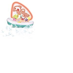 BB Junior Splash'N Play - 16-89022 - Voilier Lumineux - Id&eacute;al pour l'eau - &Agrave; partir de 12 Mois - 15 cm - Bleu/Blanc