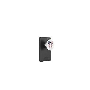 Guitare bassiste 4 juillet drapeau américain PopSockets PopWallet pour MagSafe