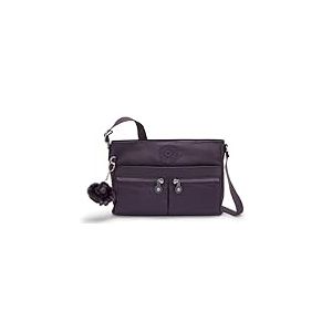 Kipling New Angie, Petit Sac à bandoulière, 7.5 x 80 x 38 cm, Ultimate Plum (Violet)