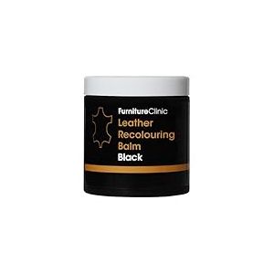 Furniture Clinic Baume de Recoloration Noir Cr&egrave;me pour Restaurer la Couleur et Nourrir Le Cuir D&eacute;lav&eacute;, Us&eacute; ou Ray&eacute; sur Canap&eacute;, Meuble, Si&egrave;ge Auto, Chaussures, Sac et Blouson. 16x Teintes