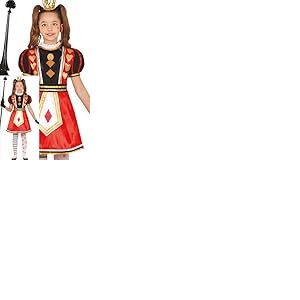 FIESTAS GUIRCA D&eacute;guisement Reine de Carreau Filles - Reine des Contes de F&eacute;es - Costume Enfants - Filles &Acirc;ge 10-12 Ans