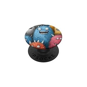 Couverture d'art Doodle Met Fluffy Friendly Friendly PopSockets PopGrip Adhésif