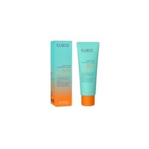EUBOS | Daily Ray Protect Fluid SPF 50+ &ndash; Protection solaire avec vitamine E et glyc&eacute;rine | Prot&egrave;ge contre les rayons UV, le vieillissement de la peau et les taches pigmentaires | Pour les peaux