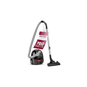 Bomann® Aspirateur |à économie d'énergie |700 Watts | Système de microfiltre à 5 Compartiments | Aspirateur avec Sac | Brosse à Sol commutable et suceur à Brosse/à Fentes | BS 9019 CB N Anthracite