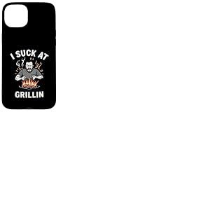 Funny BBQ Fail Burn The Food 4 juillet Grillin Grilling Men Coque pour iPhone 15 Plus
