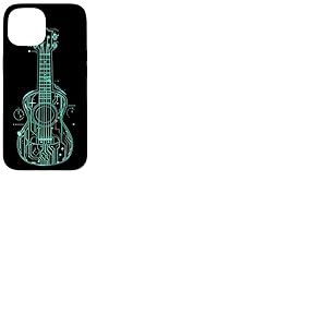 Ukulélé Dessin Guitalele Coque pour iPhone 15