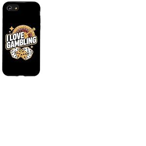 I Love Gambling Casino Roulette Passionné Coque pour iPhone SE (2020) / 7 / 8