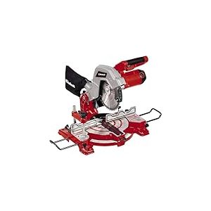 Einhell Scie à onglet TC-MS 216 (1 600 W, table en aluminium coulé sous pression, table pivotante avec butées d’angles, tête de scie inclinable jusqu'à 45°, avec lame aux carbures de tungstène)