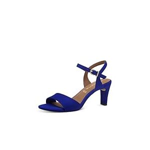 Tamaris Sandales à talon pour femme 1-28028-42 - Bleu roi - 37 EU, bleu marine, 37 EU
